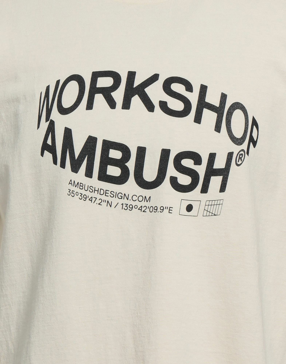 Ambush Mens T-shirt Ivory