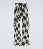 Amiri M.A. Tapestry flared cotton cargo pants