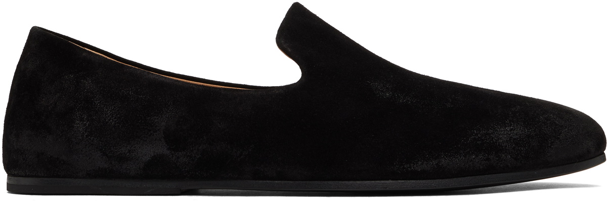 Marsèll Black Steccoblocco Slip On Loafers
