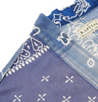 KAPITAL - Kakashi Printed Cotton-Blend Shirt - Blue