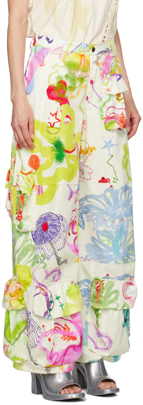 Collina Strada Multicolor Super Bloom Garden Cargo Pants