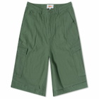 Checks Downtown Men's Balloon Cargo Shorts in Olive