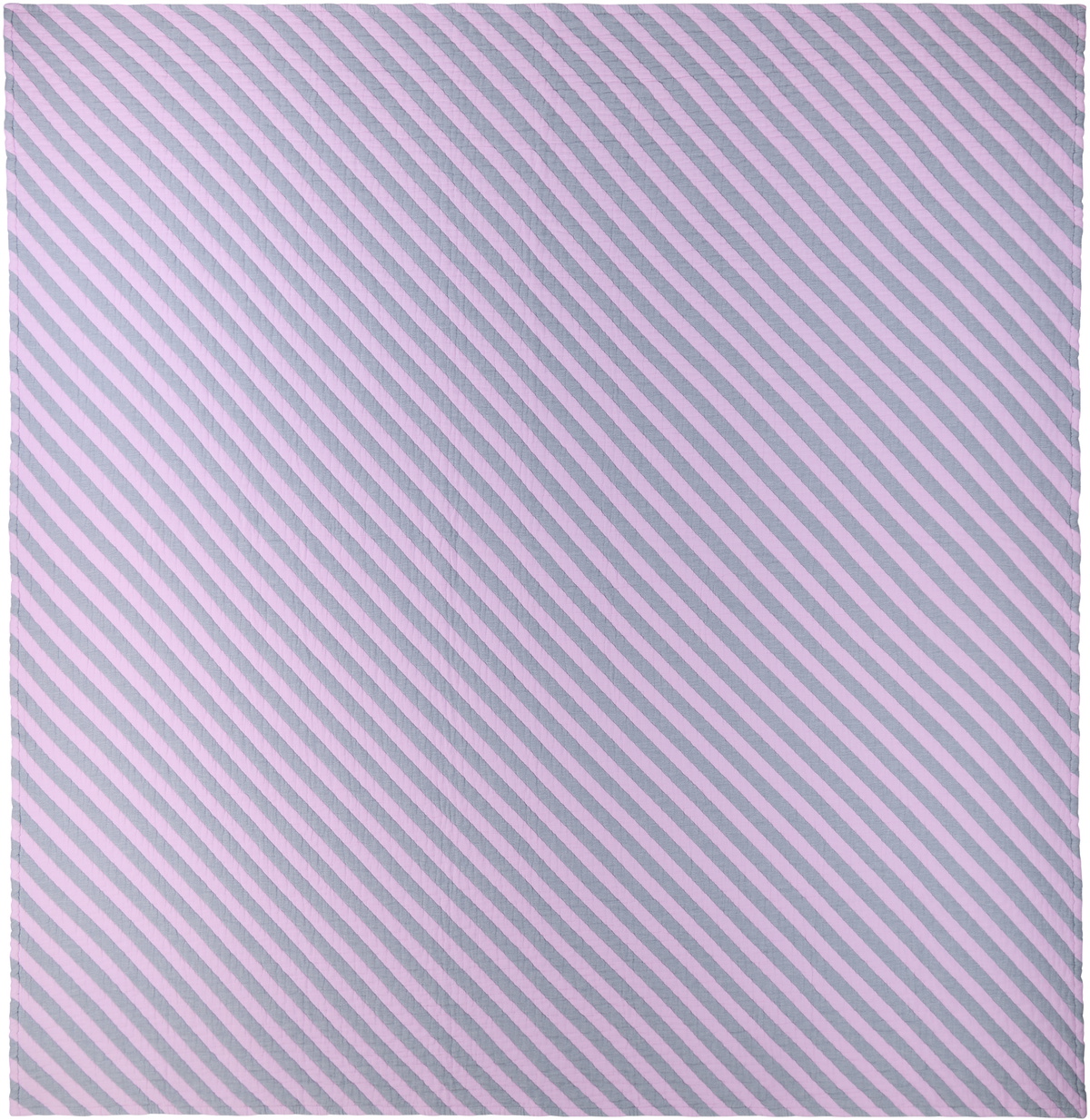 Dusen Dusen Pink & Gray Rose Tilt Coverlet Bed Set, Full/Queen
