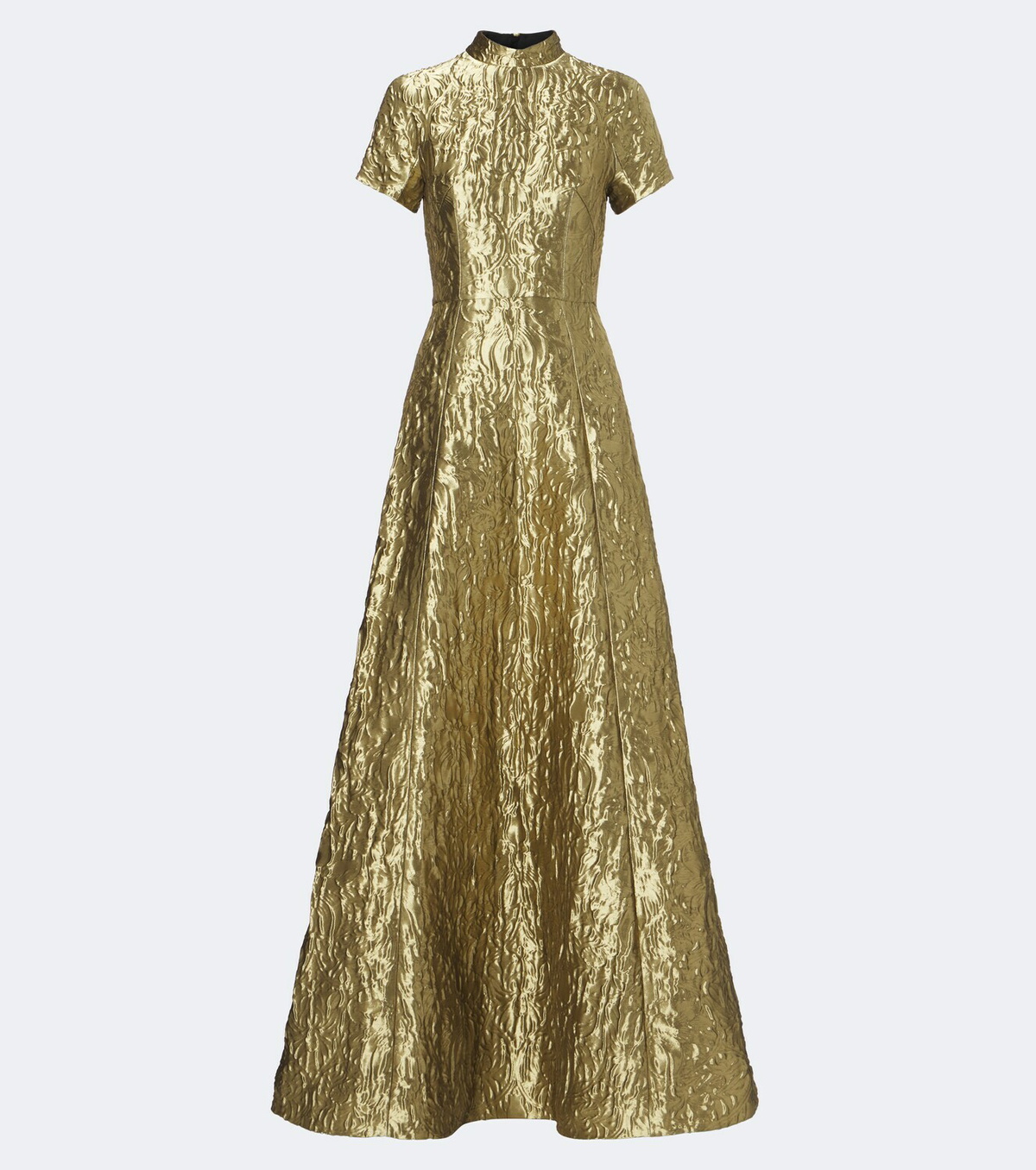 Emilia Wickstead Malinda metallic-effect cloqué gown