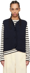 Cordera Navy Cotton Vest