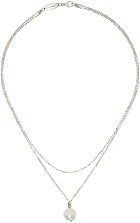 Giorgio Armani Silver Tiered Necklace