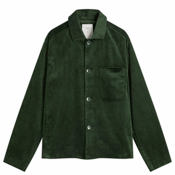 Photo: Percival Men's Cord Overshirt in Forest