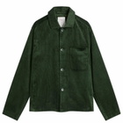 Percival Men's Cord Overshirt in Forest