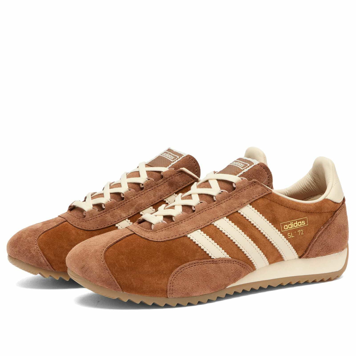 Adidas Men's SL 72 Pt Sneaker in Dusky Bronze/Wonder White
