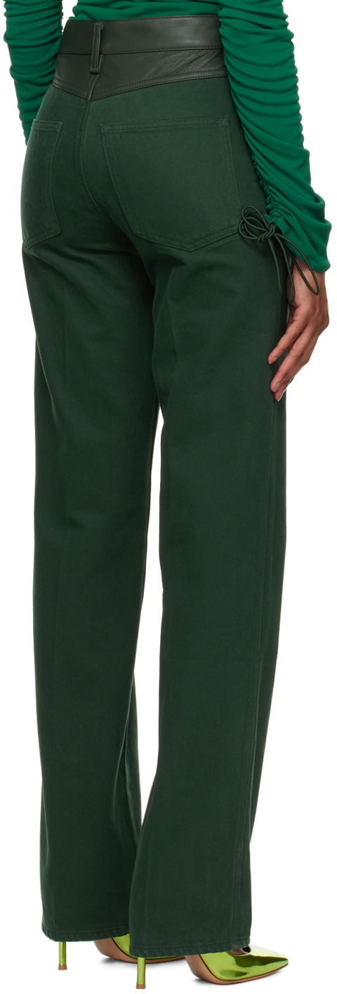 Maximilian Davis Green Spain Jeans