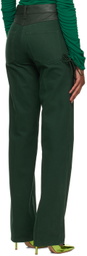 Maximilian Davis Green Spain Jeans