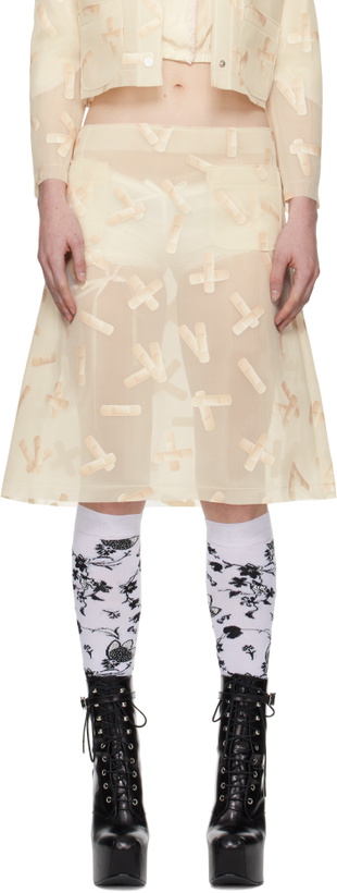 Photo: Ashley Williams Off-White Bandaid Midi Skirt