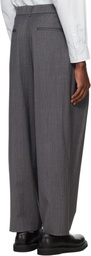 System Gray Wide Trousers