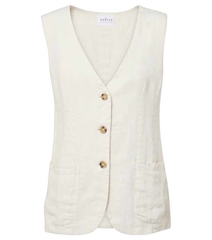 Photo: Velvet Acie linen vest