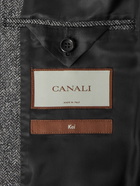 Canali - Kei Slim-Fit Herringbone Wool Blazer - Gray