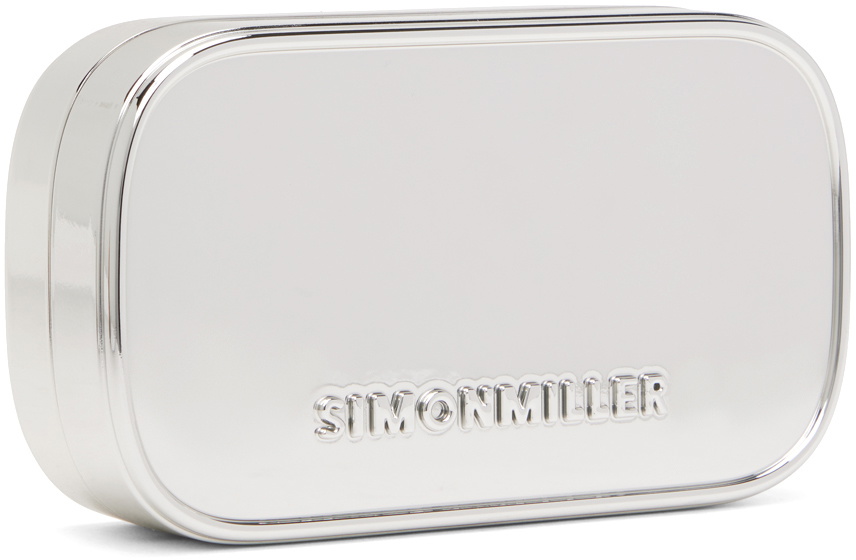 SIMONMILLER Silver Pill Clutch