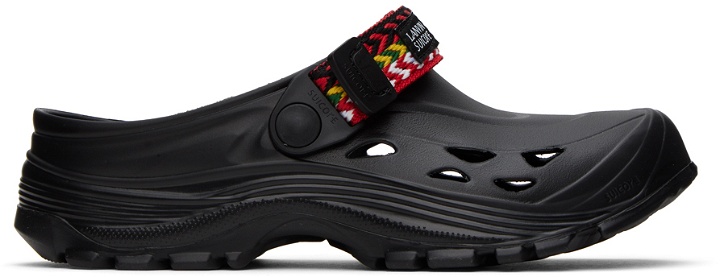 Photo: Lanvin Black Suicoke Edition Mok Curb Sandals