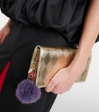 Christian Louboutin Leather-trimmed bag charm