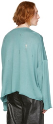 JieDa Blue Rayon Sweater