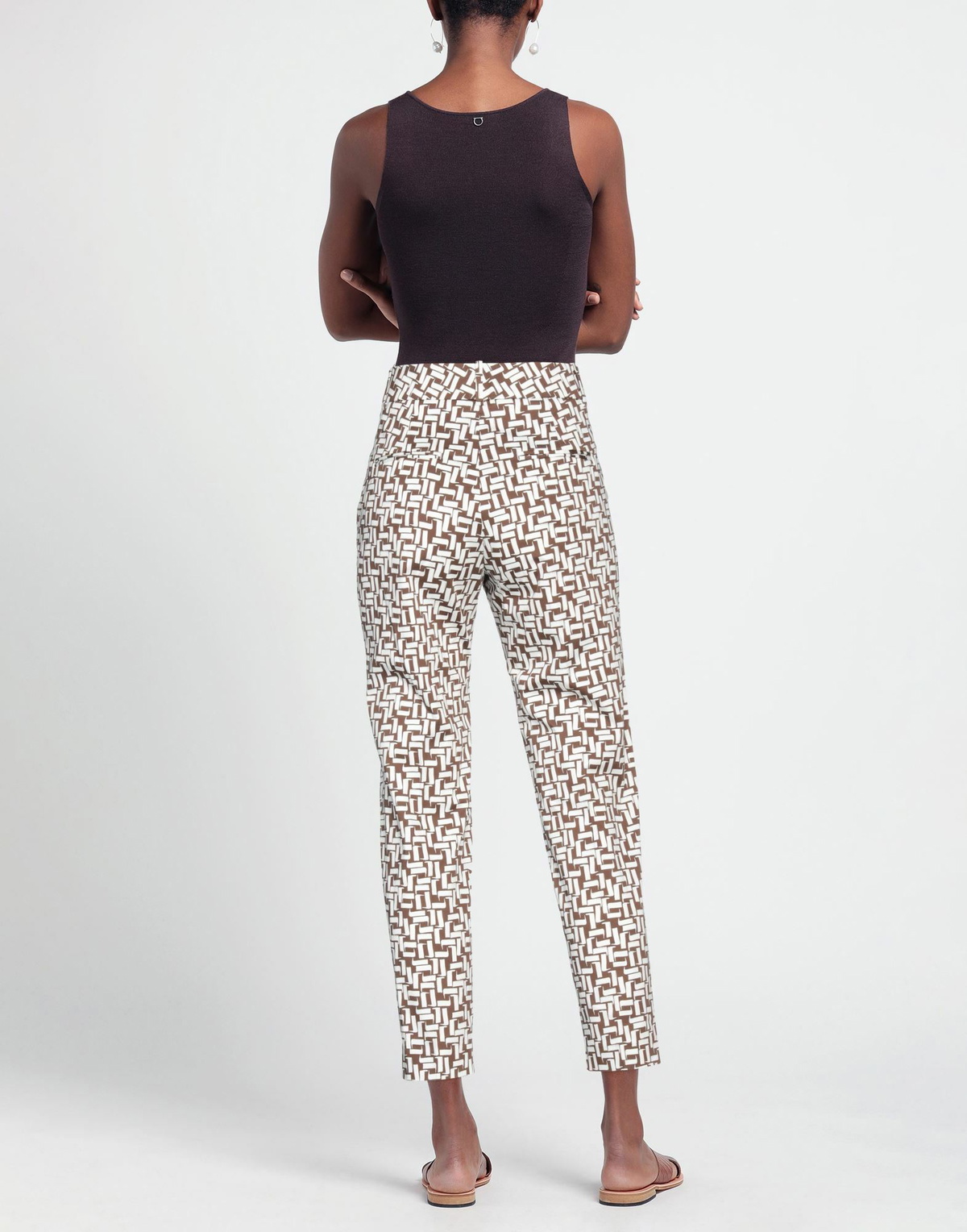 Peserico Womens Pants Dark in Brown