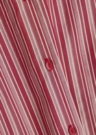 Faithfull The Brand En Vau Striped Cotton Shirt Red