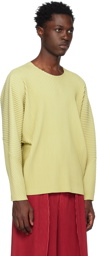 HOMME PLISSÉ ISSEY MIYAKE Beige Monthly Color January Long Sleeve T-Shirt