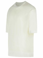 Laneus Cream Cotton Sweater