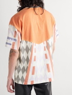 Rhude - McClaren Printed Cotton-Jersey T-Shirt - Orange