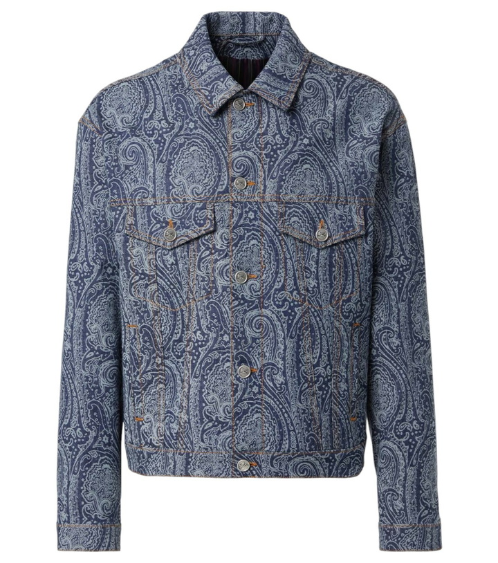 Photo: Etro Paisley denim jacket
