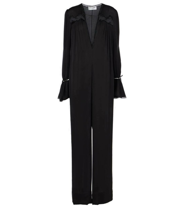 Photo: Saint Laurent Silk jumpsuit