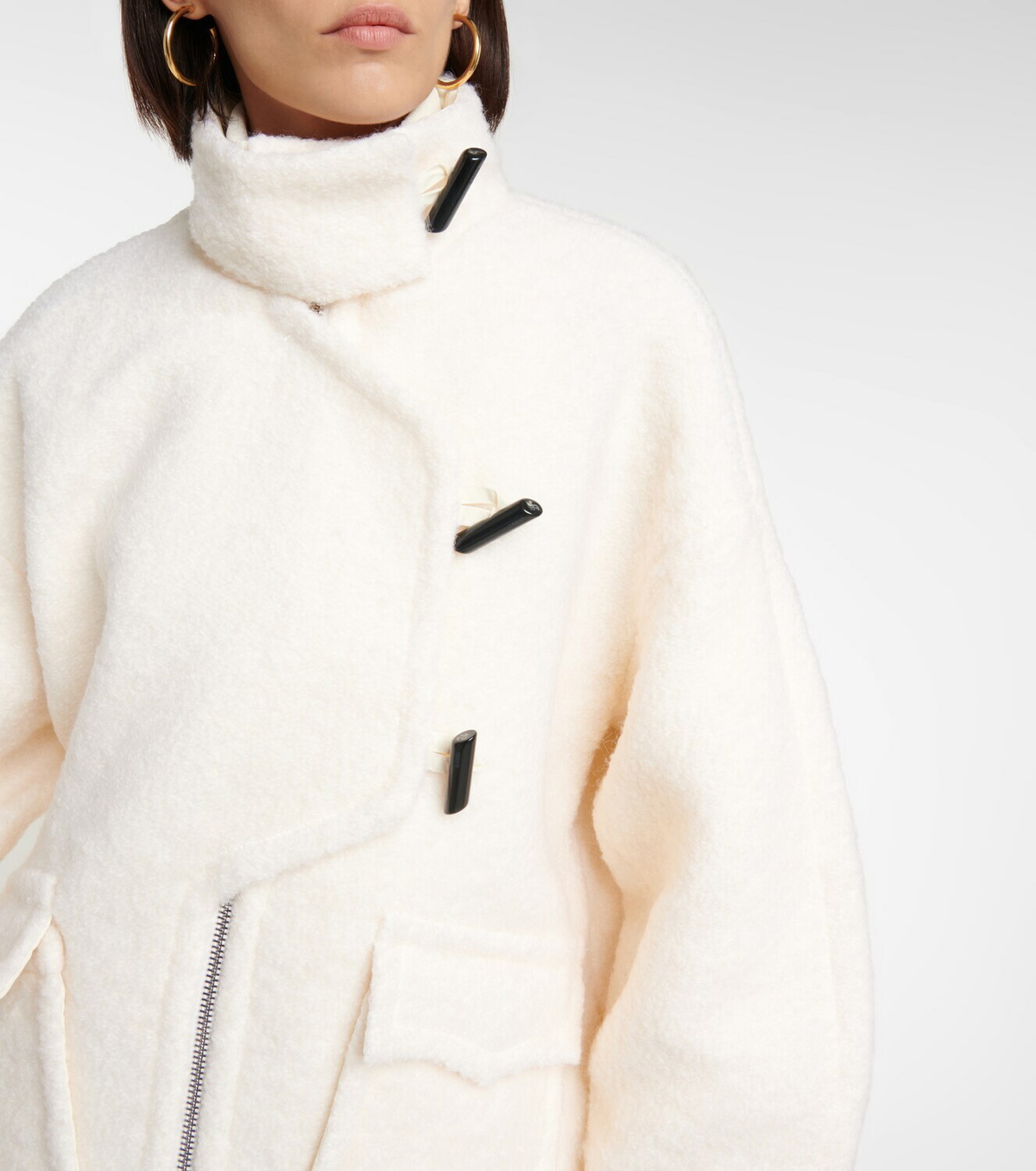 Ganni - Bouclé wool-blend jacket