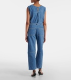 Velvet Farah cropped barrel-leg jeans