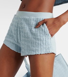 Givenchy Plage 4G cotton-blend terry shorts