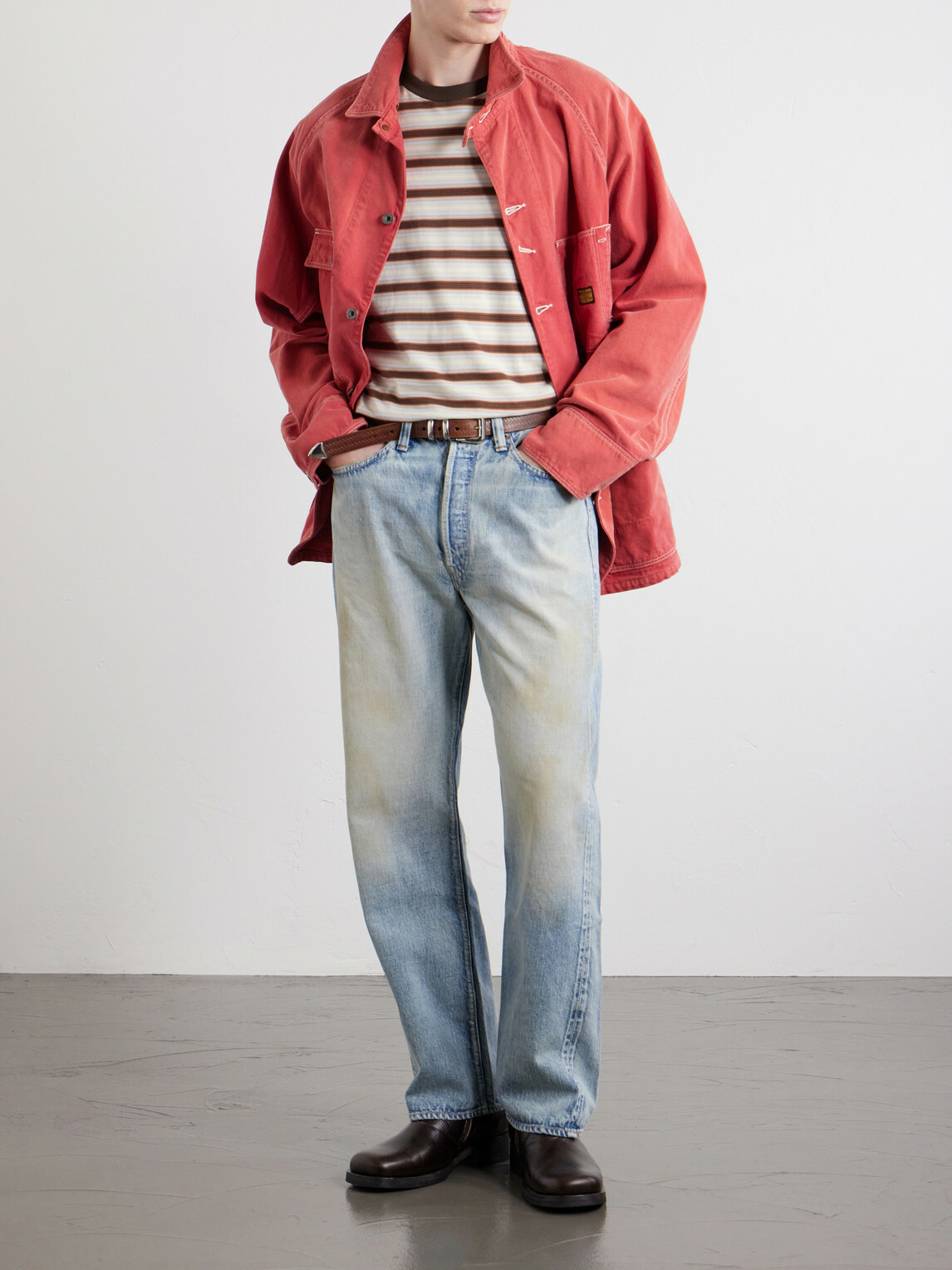 FULLCOUNT - Santa Monica 0105W-1354 Straight-Leg Jeans - Blue