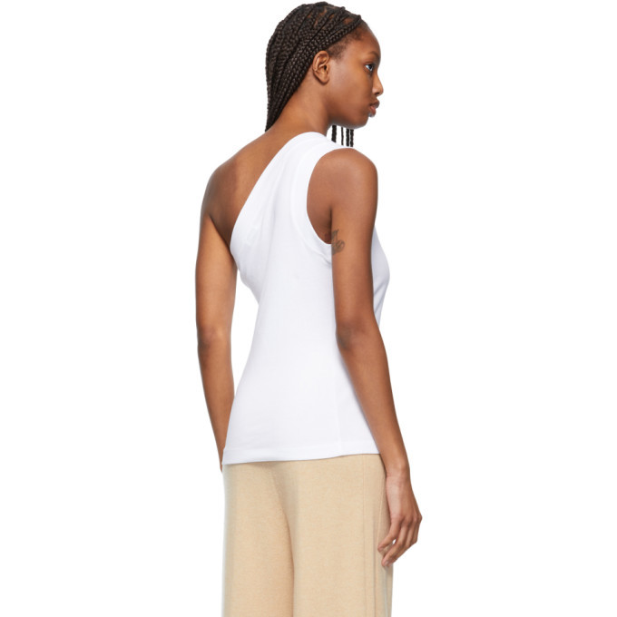 open lace back dress Rosetta Getty | One Shoulder Tank Top | M