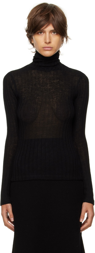 Photo: Max Mara Leisure Black Vata Turtleneck
