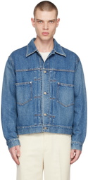 The Letters Blue Work Tuck Denim Jacket