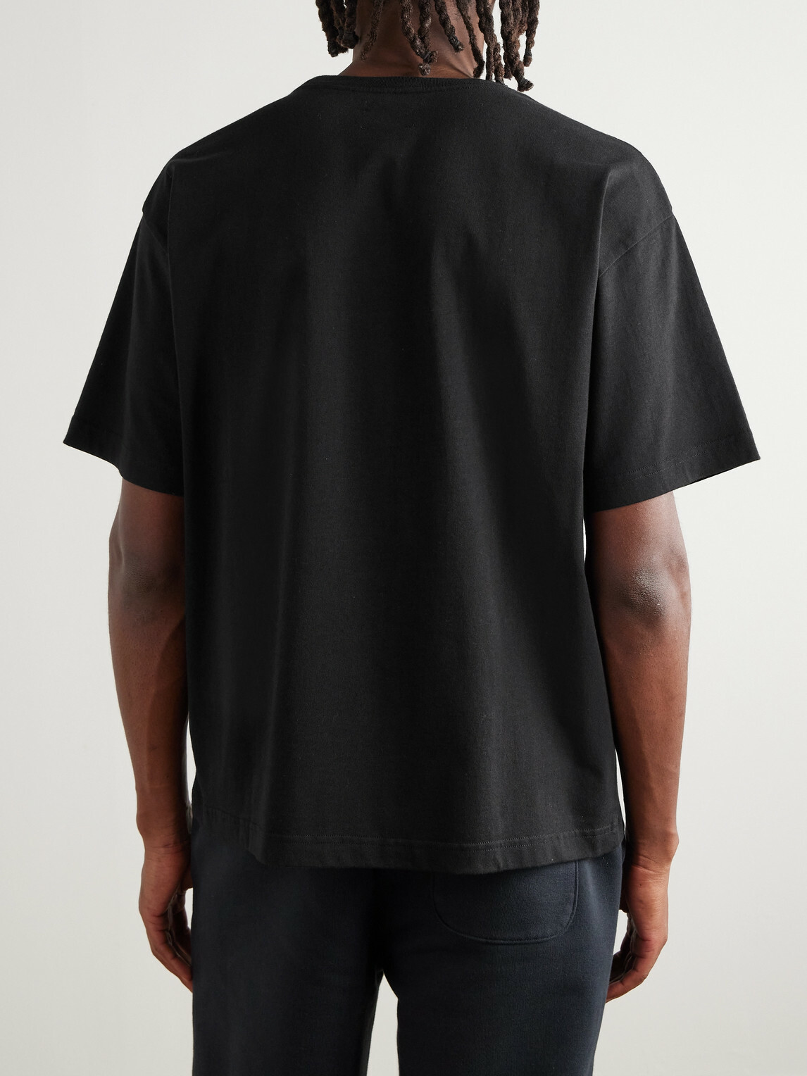 Aimé Leon Dore - Logo-Print Cotton-Jersey T-Shirt - Black