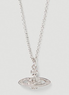 Mini Bas Relief Pendant Necklace in Silver
