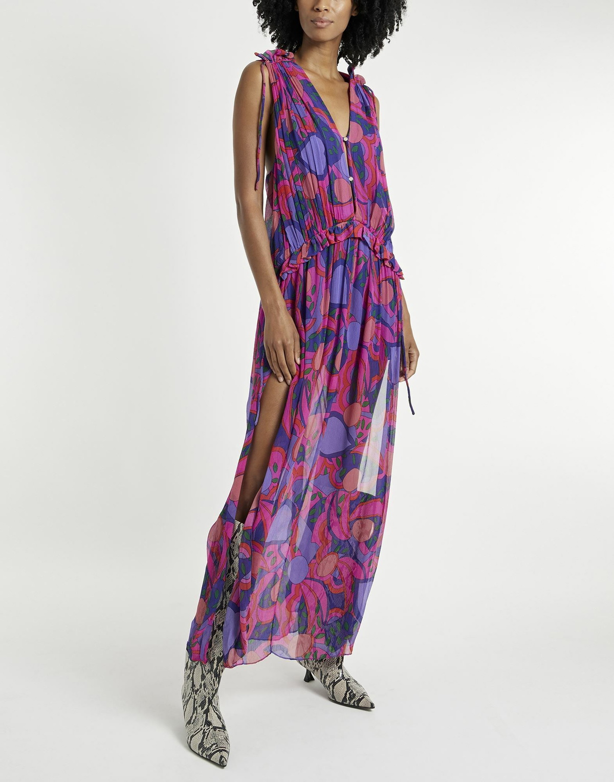 Isabel Marant Womens Maxi dress Dark in Purple
