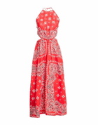 Sandro Womens Maxi dress in Red