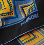 Missoni - Printed Silk-Twill Pocket Square - Multi