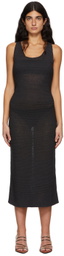 Missing You Already Grey Sleeveless Knit Dress