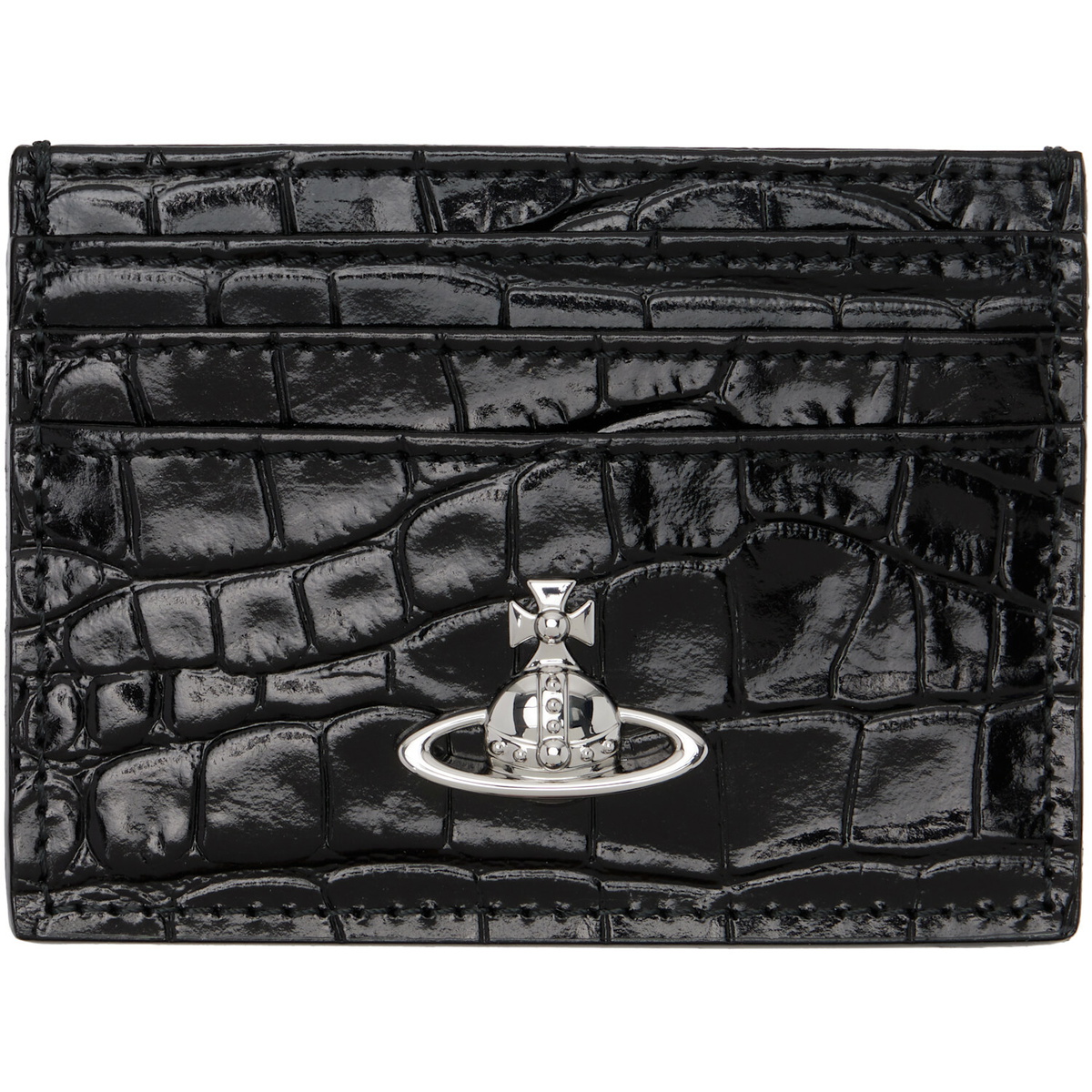 Vivienne Westwood Black Flat Card Holder