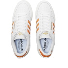 Adidas Continental 80 Stripes Sneakers in White/Orange Rush/Off White