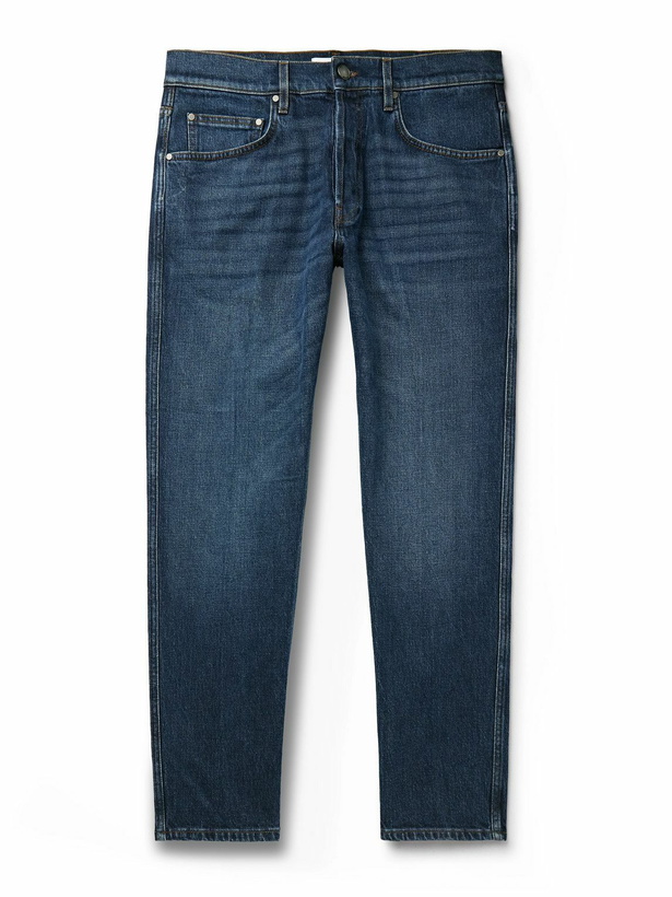Photo: Lardini - Slim-Fit Straight-Leg Jeans - Blue