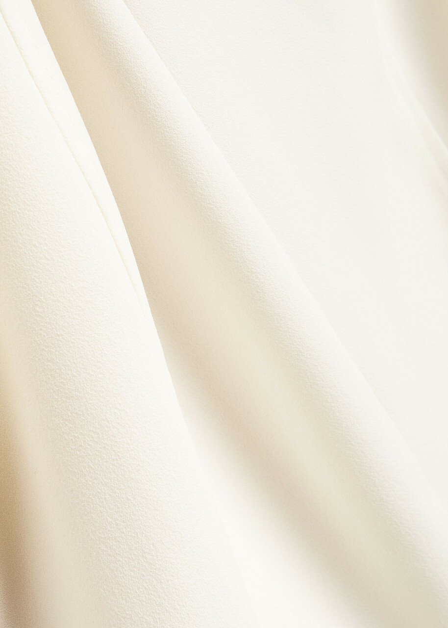 Simkhai Jolie Bow-embellished Crepe Mini Dress Ivory