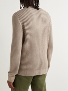 A.P.C. - Fabien Ribbed-Knit Sweater - Neutrals