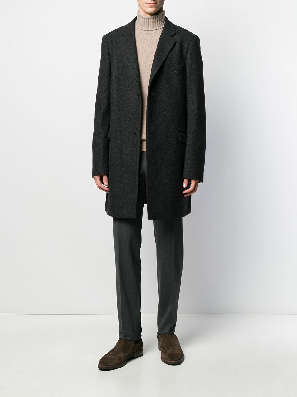 Drumohr Drumohr Greige wool turtleneck