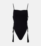 Alaïa Tassel lace-up swimsuit
